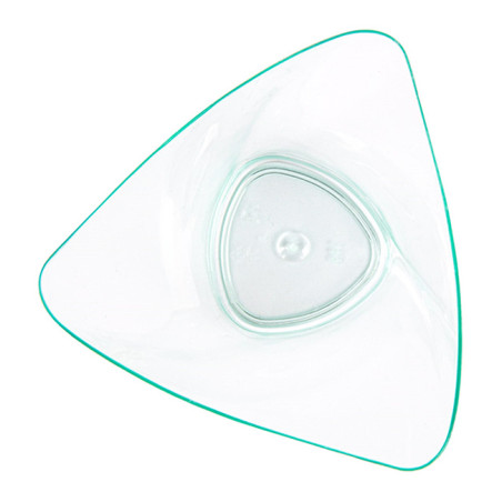 Verrine Dégustation Réutilisable Triangle "Water Green" 100ml (24 Unités)