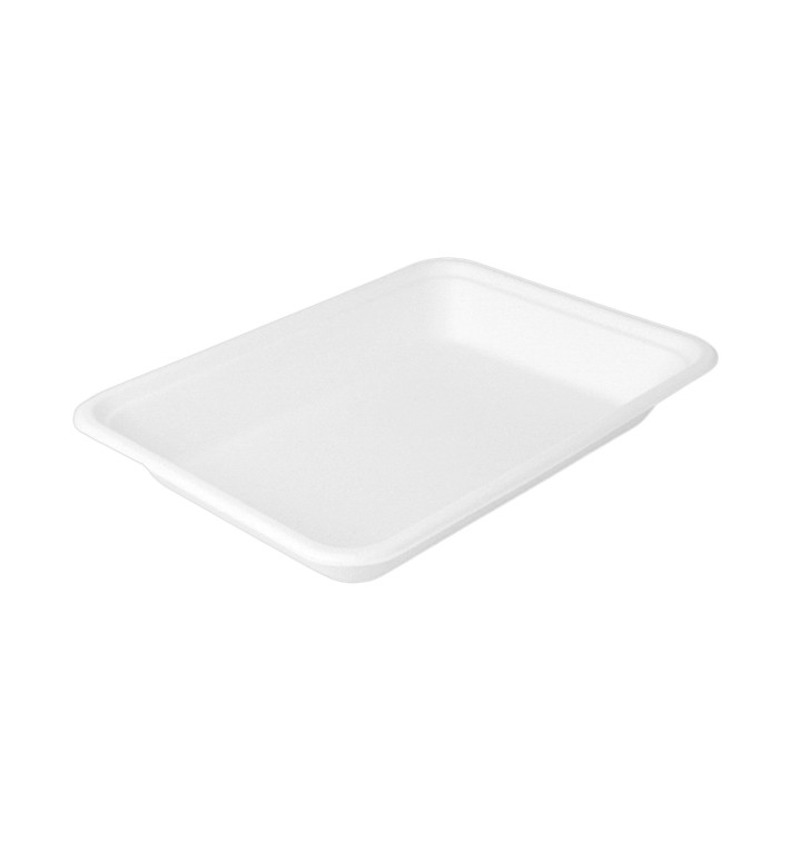 Plateau Bio en Canne à Sucre 196x147x27mm (50 Unités)