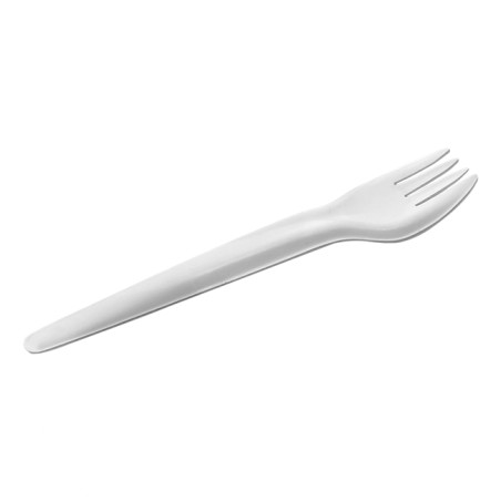 Fourchette en Carton Rigide Blanc 17cm (50 Utés)