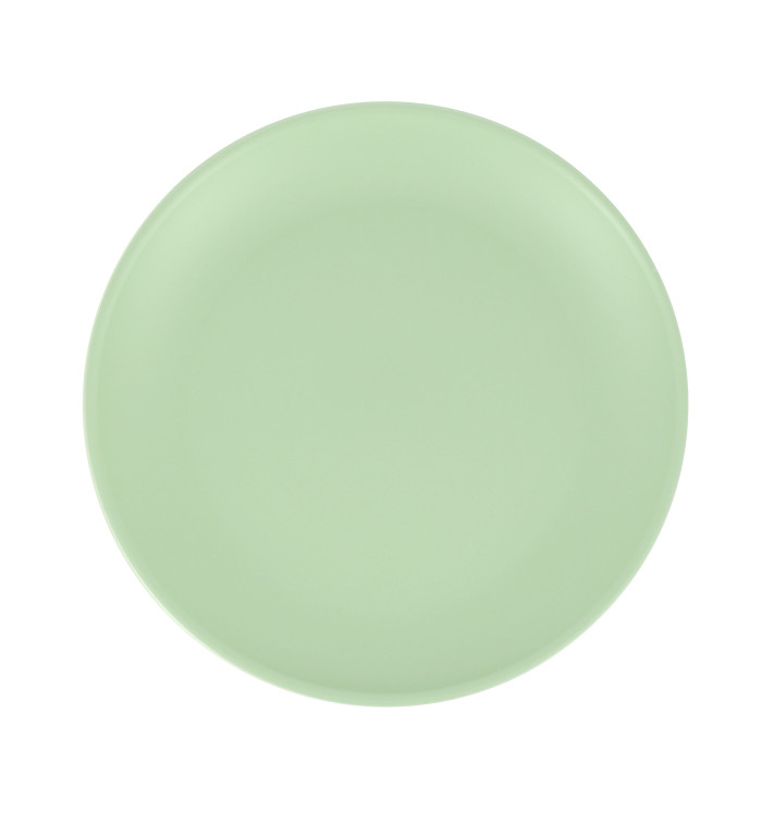 Assiette Réutilisable Durable PP Minéral Vert Ø23,5cm (6 Utés)