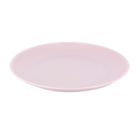 Assiette Réutilisable Durable PP Minéral Rose Ø23,5cm (54 Utés)