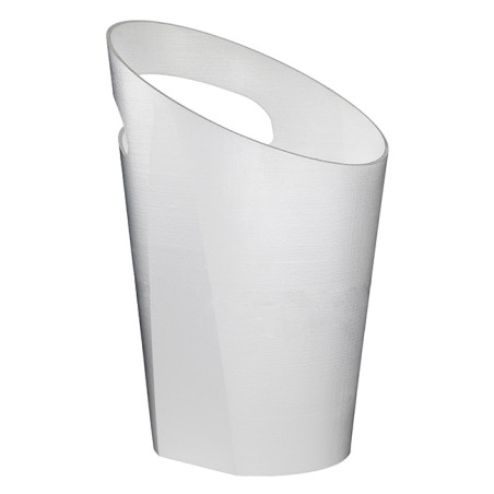 Seau à Glace Réusable Durable SAN 1 bouteille Blanc  (6 Utés) 