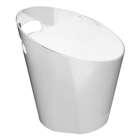 Seau à Glace Réusable Durable SAN 7/8 bouteilles Blanc  (4 Utés) 