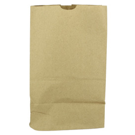 Sac en papier KRAFT sans anses 50g/m² 18+12x29cm (25 Unités)