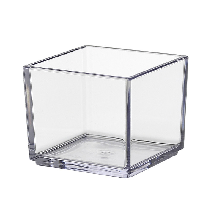 Bol Dégustation Durable SAN "Cube " Transparent 65ml (72 Utés)