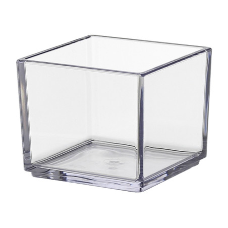 Bol Dégustation Durable SAN "Cube " Transparent 65ml (72 Utés)