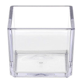 Bol Dégustation Durable SAN "Cube " Transparent 65ml (6 Utés)