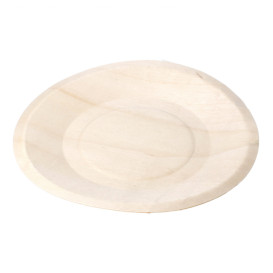 Assiette en Bois Ronde Ø15,5cm (300 Unités) 