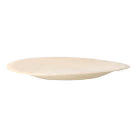 Assiette en Bois Ronde Ø19cm (50 Unités)