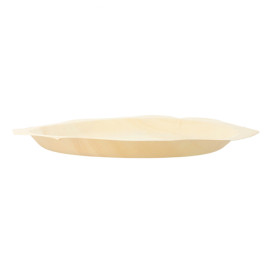 Assiette en Bois Octogonal 260mm (50 Unités)