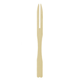 Mini Fourchette en Bambou 9cm (200 Unités)