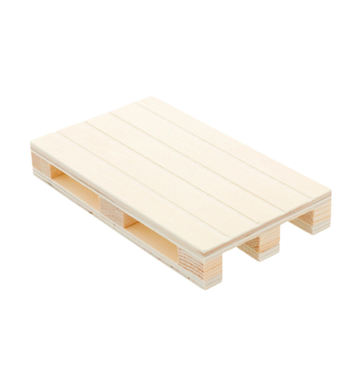 Plateau Mini Palette en Bois 13x8x2cm (40 Utés)