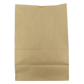 Sac en papier Kraft sans anses 50g/m² 22+12x30cm (1000 Utés)