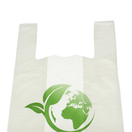 Plastic Hemddraagtassen Bio Home Compost 55x60cm (500 stuks)