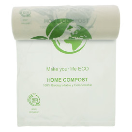 Rol van plastic zakken Bio Home Compost 30x40cm (3000 stuks)