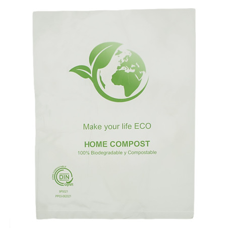 Sac Plastique Bio Home Compost 23x30,5cm 12,5µm (3.000 Utés)