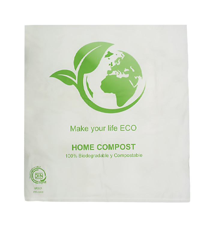 Sac Plastique Bio Home Compost 48x52cm (100 Utés)