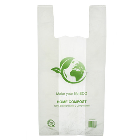 Sac à Bretelles Bio Home Compost 40x50cm 17,25µm (100 Utés)