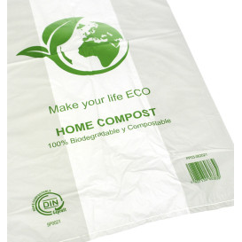 Sac à Bretelles Bio Home Compost 40x50 cm (100 Utés)