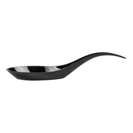 Cuillère Dégustation Plastique Noir 12cm (100 Utés)