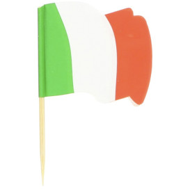 Vlag van Italië vleespennen 6,5cm (14400 stuks)