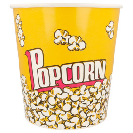 Papieren Popcorn doosje 3900ml 18,1x14,2x19,4cm (25 stuks) 