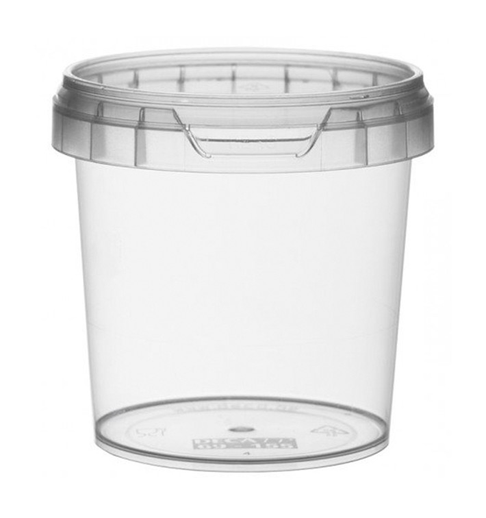 Plastic deli Container met Plastic Deksel PP Onbreekbaar 155 ml Ø6,9 (960 stuks)