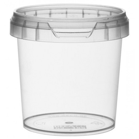 Plastic deli Container met Plastic Deksel PP Onbreekbaar 155ml Ø6,9 (960 stuks)