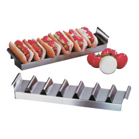 Support pour Hot Dog en Acier 10,2x47,3 cm (1 Uté) 