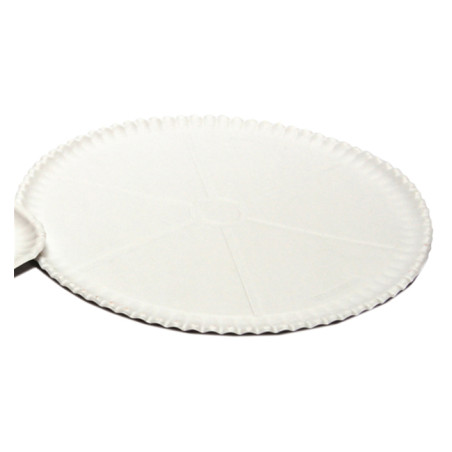 Plateau à Pizza en Carton Blanc Ø33cm (200 Unités)