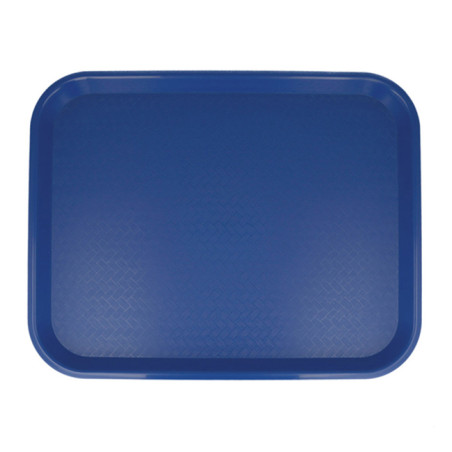 Plateau PP Fast Food Bleu 35,5x45,3cm (12 Utés)