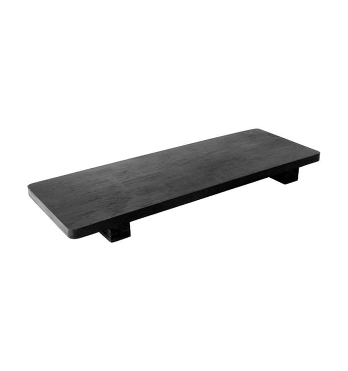 Base en Bambou Noir pour Sushi 30x11x2,5cm (40 Utés)