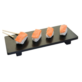 Bamboe sushi dienblad zwart 50x23x2,5cm (1 stuk) 