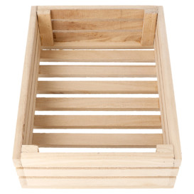 Caisse Présentation en Bois 20,3x15,2x6cm (1 Uté)