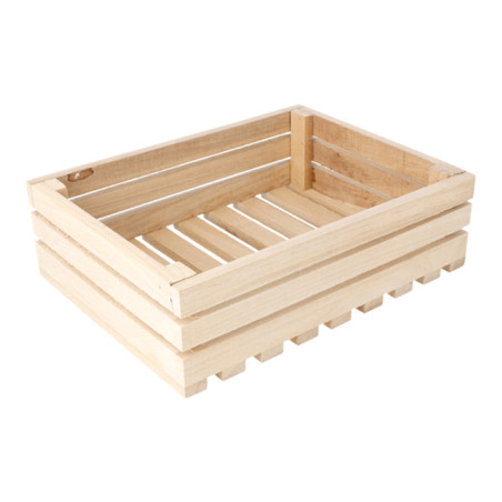 Caisse Présentation en Bois 20,3x15,2x6cm (1 Uté)