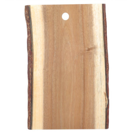 Houten bediening schotel Rechthoekige vorm 35,5x23x1,9cm (1 stuk) 