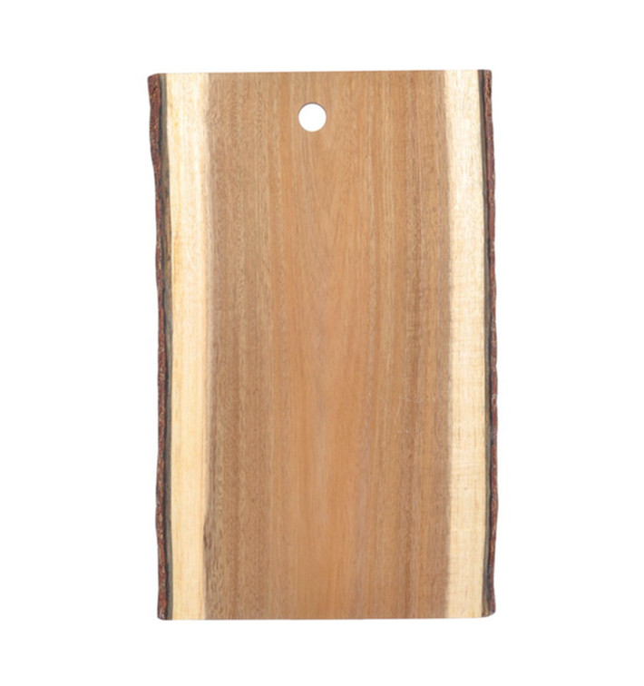 Houten bediening schotel Rechthoekige vorm 40,6x25,5x1,9cm (1 stuk) 