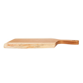 Houten bediening schotel met Hendel 40,6x25,5x1,9cm (1 stuk) 