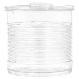 Boîte de Conserve Transparente PS 110ml Ø6x5,7cm (200 Utés)