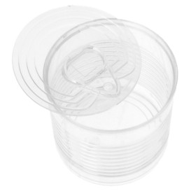 Boîte de Conserve Transparente PS 110ml Ø6x5,7cm (200 Utés)