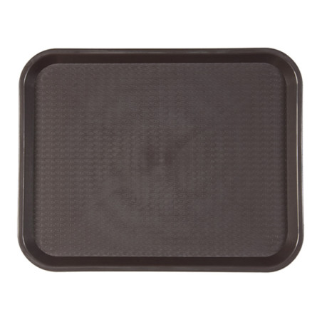 Plateau PP Fast Food Chocolat 27,5x35.5cm (1 Uté)