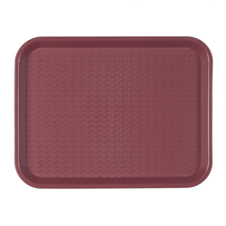 Plateau PP Fast Food Bordeaux 27,5x35,5cm (1 Uté)