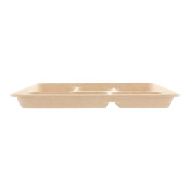 Suikerriet dienblad 5C Naturel 26,5x215x2cm (50 stuks) 