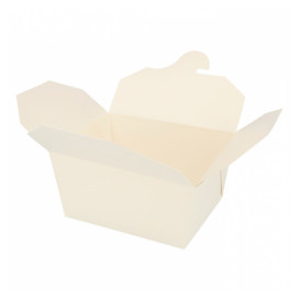 Boîte Carton Américaine Blanc 11,3x9x6,4cm 780ml (50 Utés)