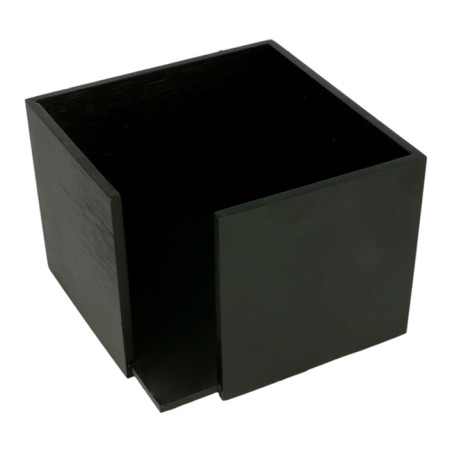 Porte-serviettes Cocktail Bambou Noir 13,5x13,5x10cm (12 Utés)