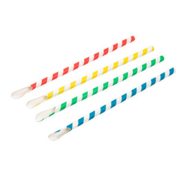 Paille Cuillère Papier Assortiment Ø8mm 21cm (5000 Utés)