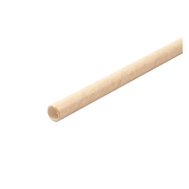 Paille Droite Papier Kraft Ø6mm 14cm (250 Utés)