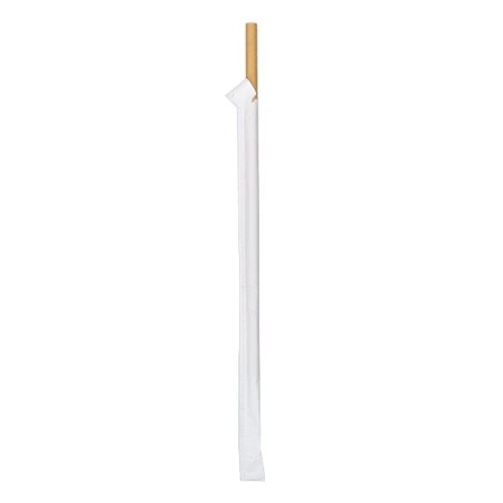 Paille Papier Kraft Emballée Ø8mm 24cm (3.000 Utés)