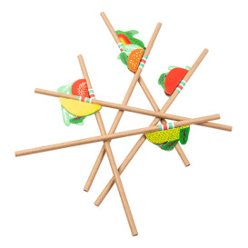 Paille en papier droite assortie de fruits Ø6mm 23cm (2.400 Uds)