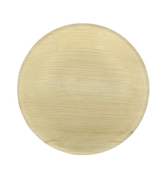 Bol Rond en Feuilles de Palmier Ø18x3,5cm (25 Unités)